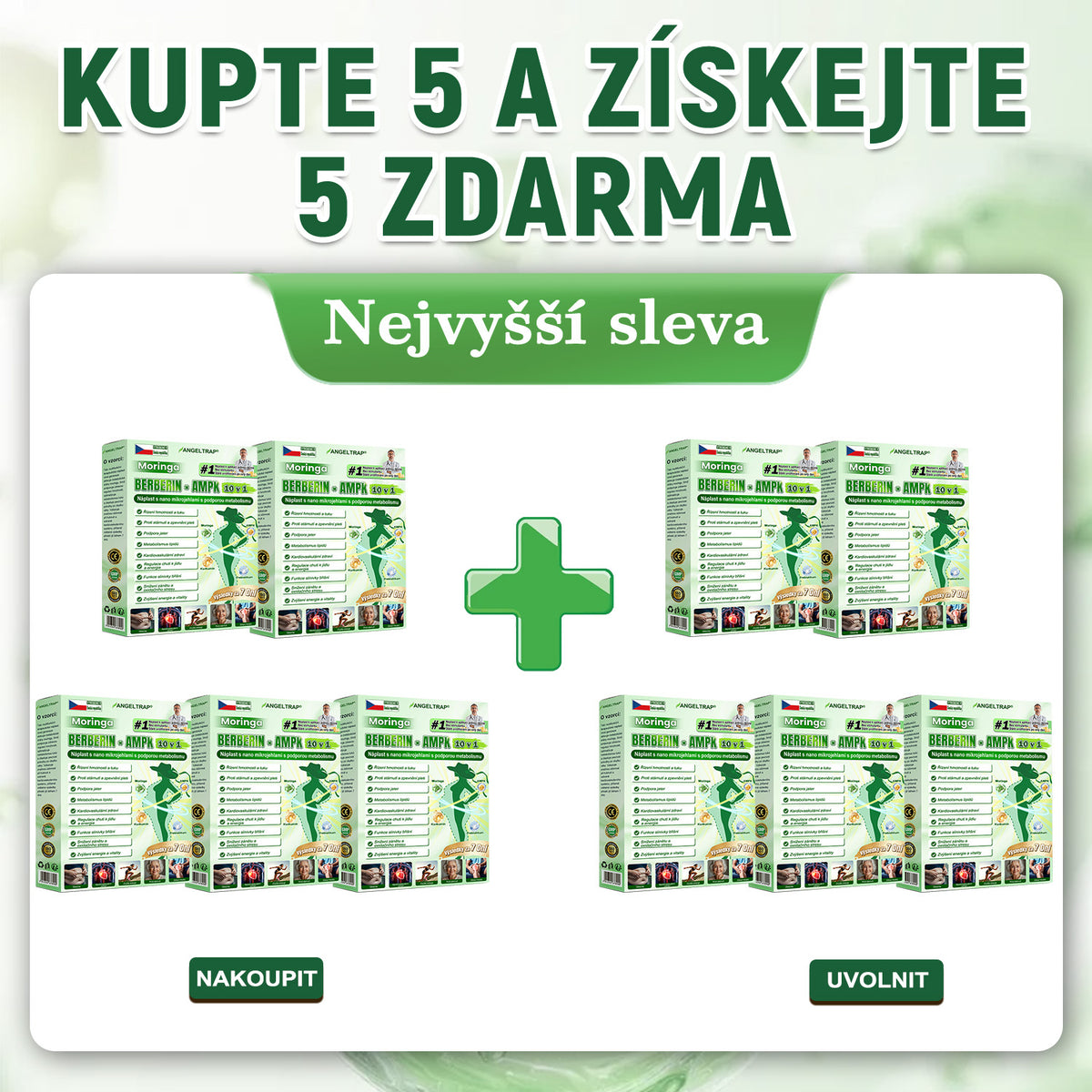 👑Zbývají už jen 4 balení! ⭐Nabízíme dodatečnou slevu 70 %! Pokud tuto šanci propásnete, další možnost se naskytne až příští rok – Moringa · Berberin × NAD+ 10 v 1 Advanced Nano 𝑨𝑵𝑮𝑬𝑳𝑻𝑹𝑨𝑷®