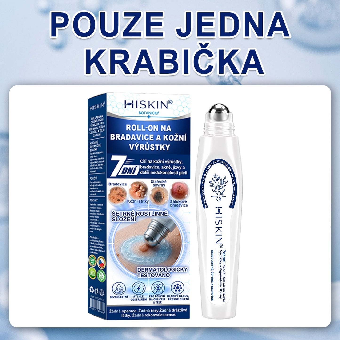 💛✅Oficiální značkový obchod | Hiskin® 7denní odstraňovač skvrn a pigmentových skvrn (Bezbolestný rollerball bez jizev)🐬