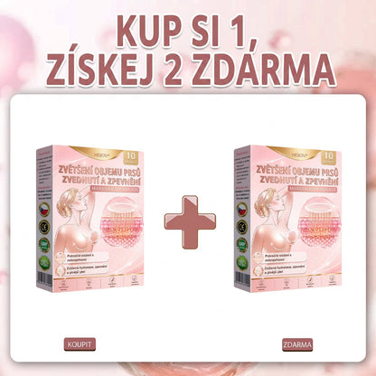 ✈️HISKIN® Mikroneedlová náplast pro podporu objemu, lifting a pevnost prsou