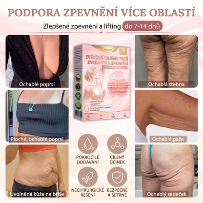 ✈️HISKIN® Mikroneedlová náplast pro podporu objemu, lifting a pevnost prsou