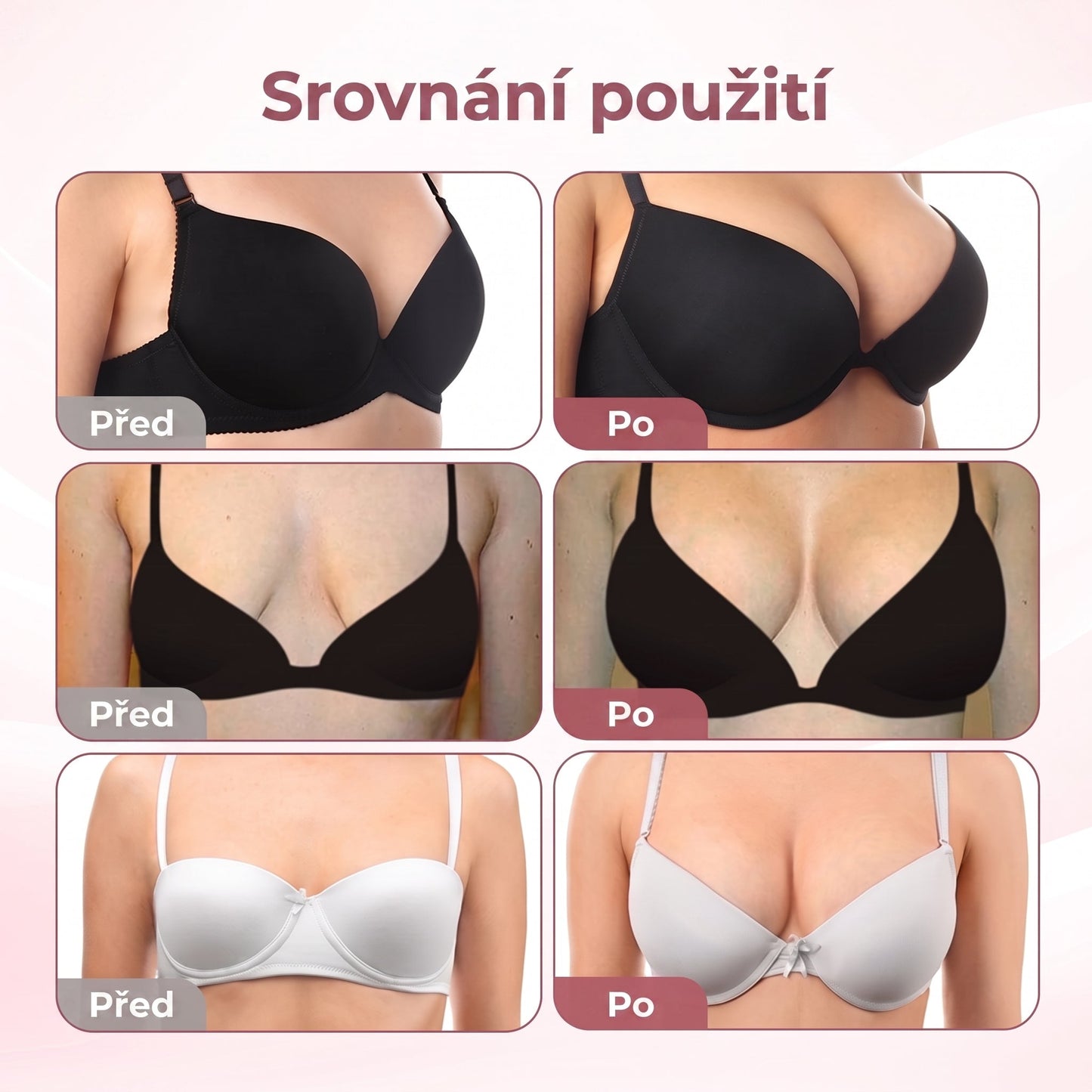 ✈️HISKIN® Mikroneedlová náplast pro podporu objemu, lifting a pevnost prsou