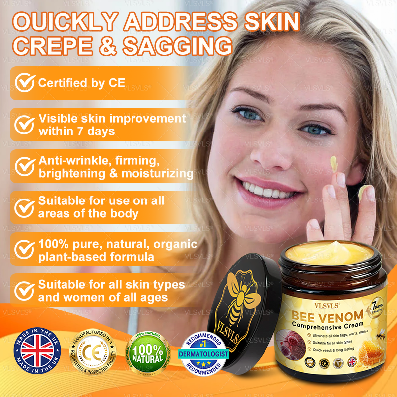 Made and Shipped from UK 🎗️🎗️VLSVLS® Bee Venom Comprehensive Cream  LAST DAY 80% OFF (Suitable for all ages)